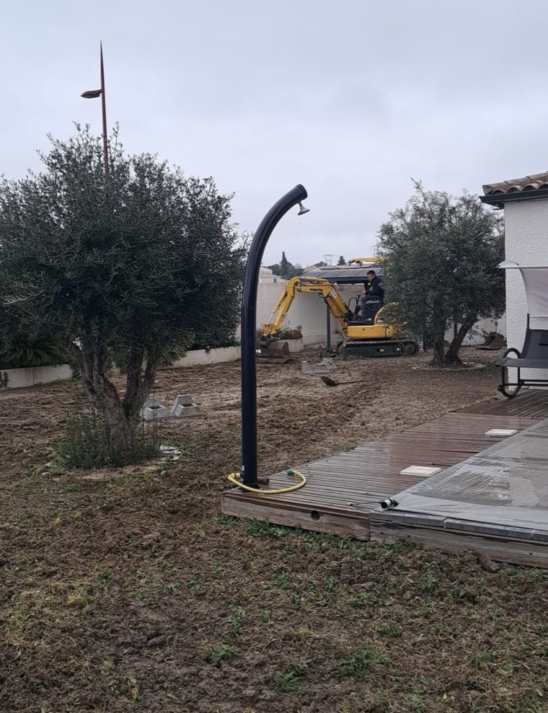 Avant réalisation d'un jardin de rêve, création par le paysagiste Créa'Entretien Jardin à Bédarieux
